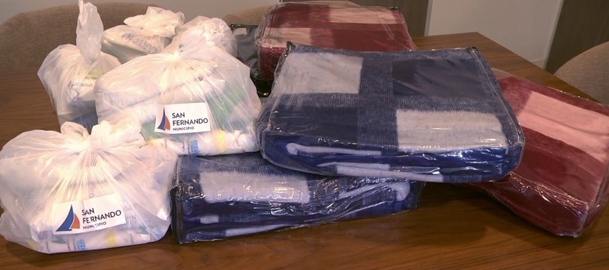 Alimentos y frazadas para vecinos de nuestra ciudad ante la llegada del frío