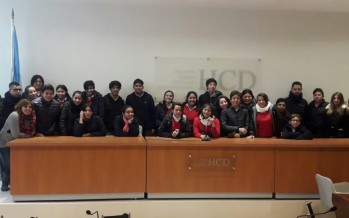 Estudiantes del colegio Comunidad Cristiana visitaron el Concejo Deliberante