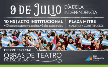 Se celebrará el Día de la Independencia en Plaza Mitre