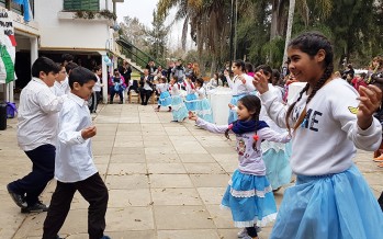 Las escuelas isleñas celebraron el 9 de Julio en Felicaria