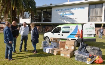 El Yacht Club Buenos Aires donó materiales escolares, deportivos y recreativos