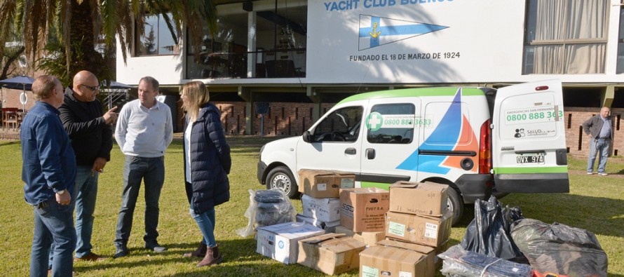 El Yacht Club Buenos Aires donó materiales escolares, deportivos y recreativos