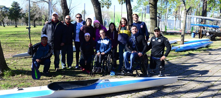 La Selección Argentina de Paracanotaje se entrenó en el Polideportivo N° 3