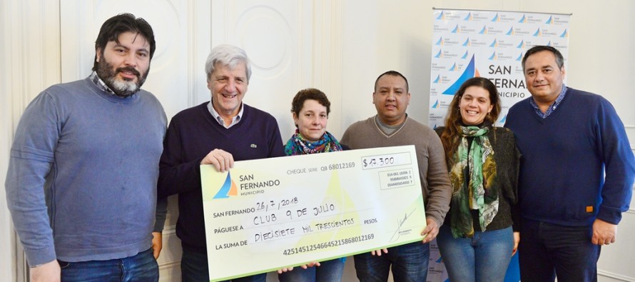 Ayuda económica al Club 9 de Julio de Paraná Miní