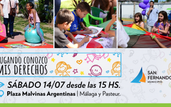 “Jugando Conozco mis Derechos” llega a la Plaza Malvinas Argentinas