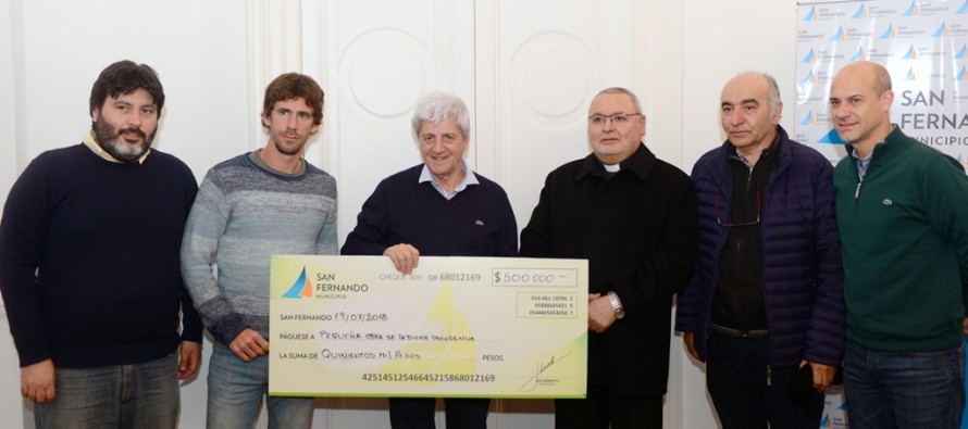 Subsidio de 500 mil pesos a la parroquia de la Pequeña Obra de la Divina Providencia