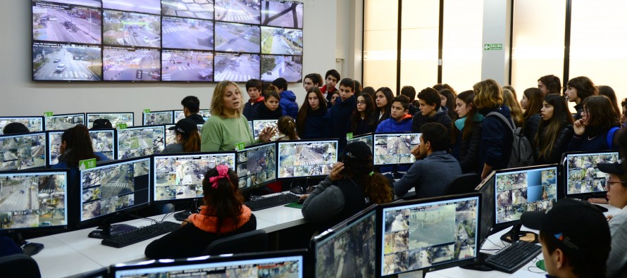 Alumnos del Winter Garden visitaron dependencias municipales