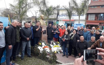 Acto homenaje a Perón en Avellaneda y Arnoldi al cumplirse el 44° aniversario de su muerte