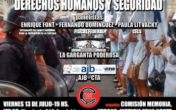 Charla sobre «Derechos humanos y seguridad»