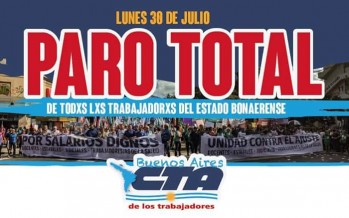 Adhesión de ATE San Fernando al paro de la CTA: «No bajamos los brazos»