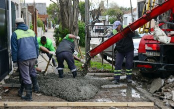 El programa de mejoras en los barrios llegó a Villa Nájera