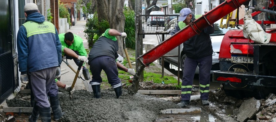 El programa de mejoras en los barrios llegó a Villa Nájera