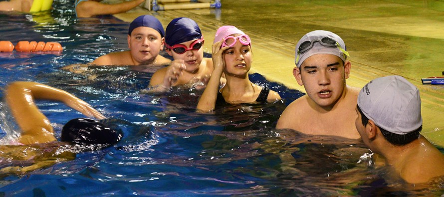 Encuentro de natación en los Polideportivos 2 y 6
