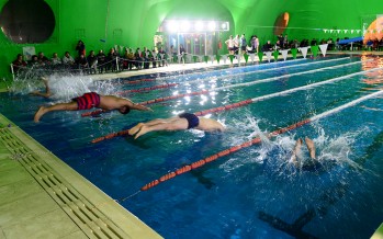 El Poli N°8 fue escenario de un encuentro competitivo de natación
