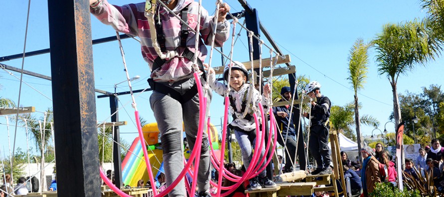 Finalizó el Mes del Niño con actividades en el Parque del Bicentenario y en la Plaza Dorrego