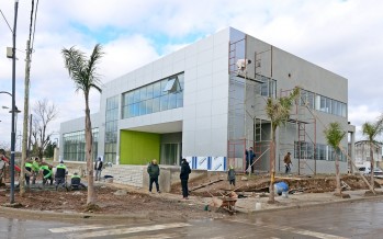 Avanza la obra del nuevo edificio de Tránsito en Acceso Norte y Urquiza