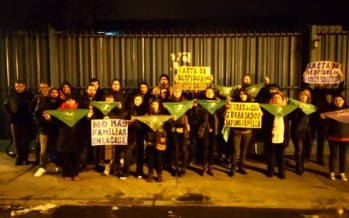 Pañuelazo frente a la empresa Barrier Solution por los despidos y retiros voluntarios