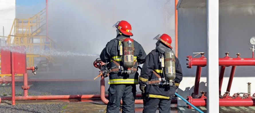 Simulacro de incendio en el Aeropuerto Internacional de nuestra ciudad