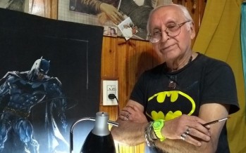 Adolfo Rodríguez Molina a los 85 años dibuja superhéroes para los gigantes del cómic