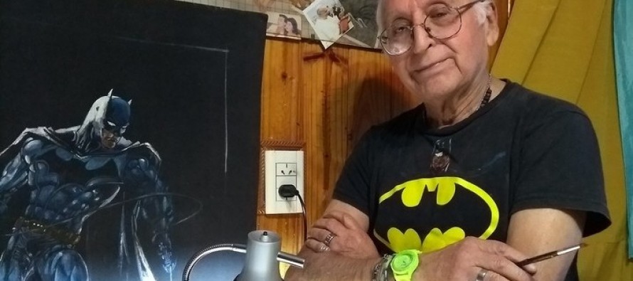 Adolfo Rodríguez Molina a los 85 años dibuja superhéroes para los gigantes del cómic