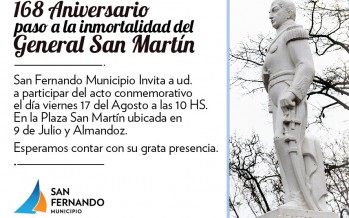 Acto por el 17 de agosto en Plaza San Martín