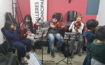 Taller de violín infantil en el Centro Cultural ‘El Andén’