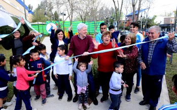Se inauguró la nueva Plaza “Madre Teresa” ubicada en Pasteur y Payró
