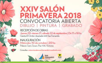 Convocatoria para presentar obras de dibujo, pintura y grabado para el XXIV Salón Primavera 2018