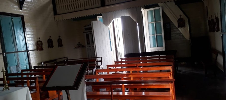 Avanza la restauración de la capilla Nuestra Señora del Rosario en Paraná Miní