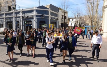 Se realizó una peregrinación previa a las fiestas patronales de Nuestra Señora de Aránzazu