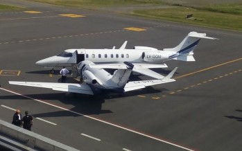 Insólito accidente en el aeropuerto de San Fernando: chocaron dos aviones