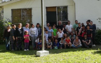 El Día del Maestro se celebró con una jornada de trabajo para mejorar la Escuela N° 25 de arroyo Caracoles