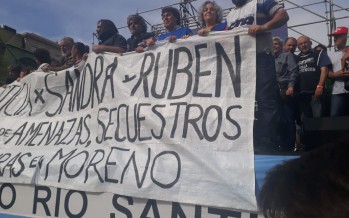 La CTA Zona Norte dijo presente en Plaza de Mayo con una nutrida columna