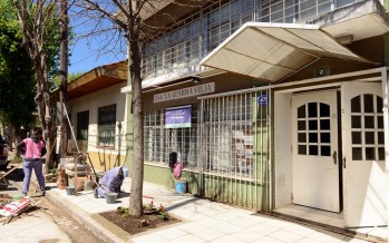 Renovación de las veredas del Club “La Guardia Vieja”