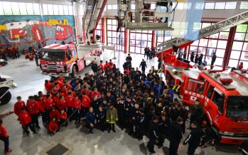 El Cuartel de Bomberos de nuestra ciudad recibió a 300 rescatistas en un Encuentro Regional de Cadetes