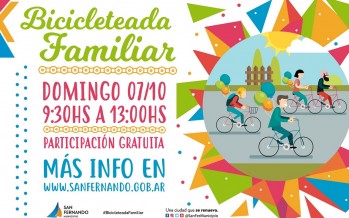 Llega una nueva edición de la Bicicleteada Familiar a nuestra ciudad