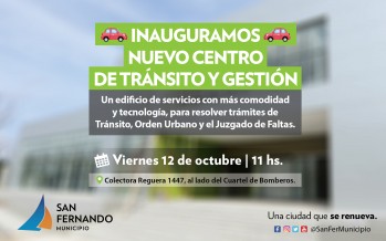 Mañana se inaugura el nuevo Centro de Tránsito y Gestión en Acceso Norte y Urquiza