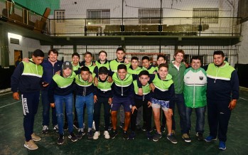 El Club San Ginés recibió elementos de seguridad para la práctica de deportes