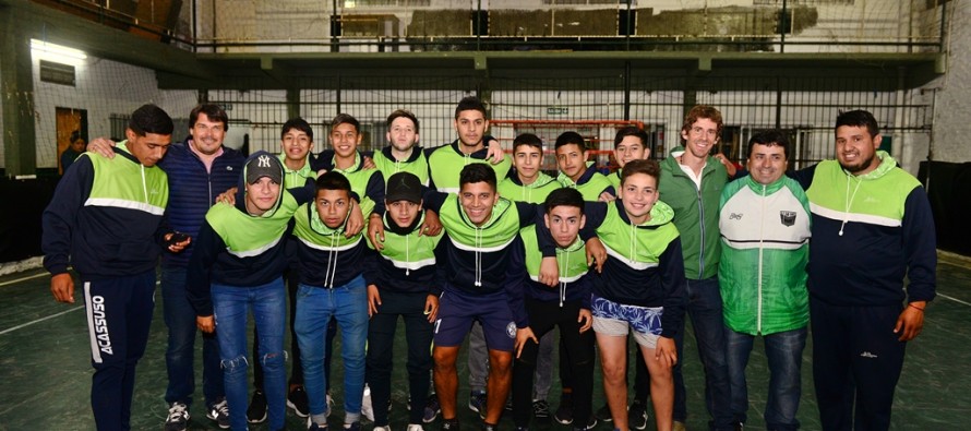 El Club San Ginés recibió elementos de seguridad para la práctica de deportes