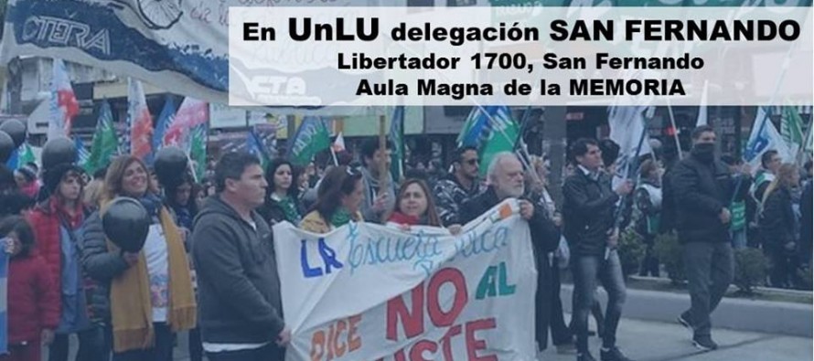 Hoy se llevará a cabo el Foro Educativo en la sede de nuestra ciudad de la Universidad de Luján