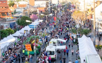 Jornada especial para celebrar la llegada de la primavera en la avenida Avellaneda