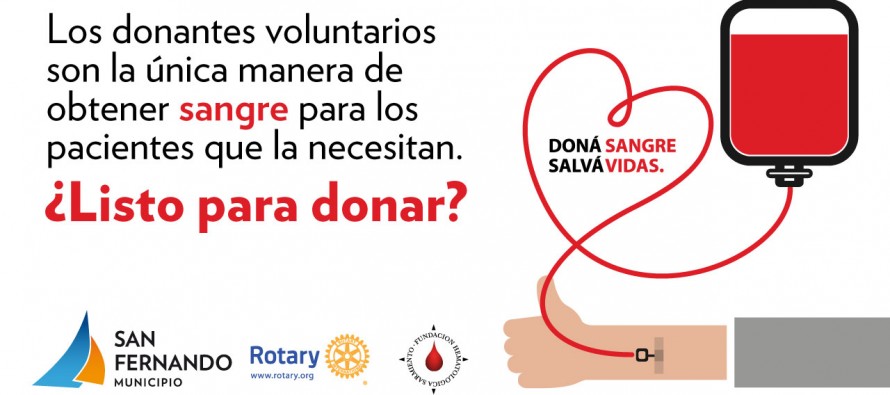 Este viernes habrá una jornada de donación de sangre en la Plaza Mitre