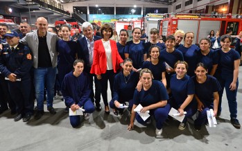 Egresó la primera Brigada Femenina de los Bomberos Voluntarios de nuestra ciudad