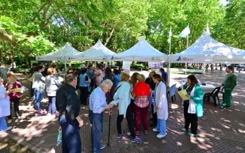Se realizó en la Plaza Mitre una jornada por el Día Mundial de la Diabetes