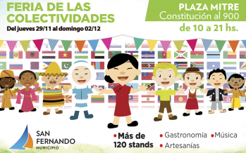 Llega la Expo de las Colectividades a la Plaza Mitre