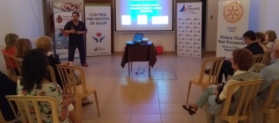 El Rotary Club fue sede de una capacitación en RCP