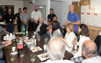Vecinos de Ricardo Rojas y Libertad visitaron el Centro de Operaciones