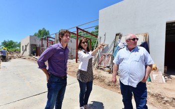 Avanza el nuevo Centro de Servicios y Espacios Públicos ubicado en Maipú y Alcorta