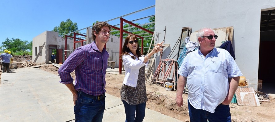 Avanza el nuevo Centro de Servicios y Espacios Públicos ubicado en Maipú y Alcorta