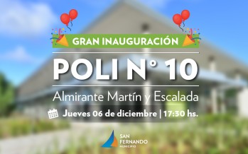 Este jueves se inaugura el Polideportivo N° 10 en Almirante Martin y Escalada